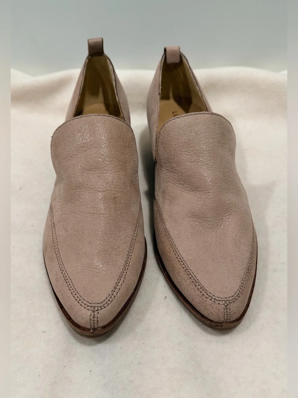 Lucky Brand Women’s Mahzan Suede Slip-On Loafers in Hazel Size 6.5